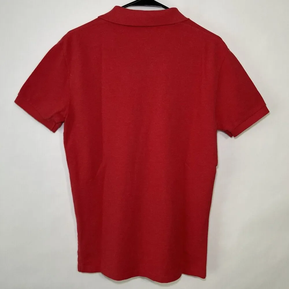 Polo by Ralph Lauren Red Polo Shirt with Blue Logo